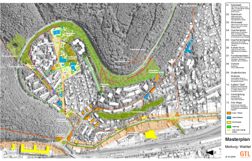 Masterplan Marburg-Waldtal, 2016